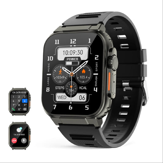 Smartwatch with Bluetooth Call & Fitness Tracker