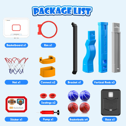 Toddler Basketball Hoop with 4 Balls by HopeRock