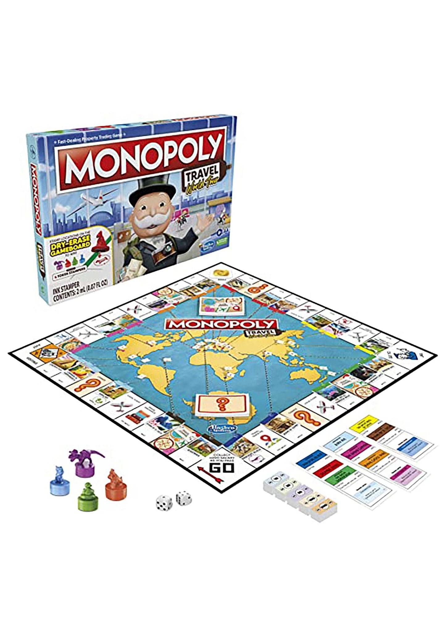 Hasbro Gaming Monopoly World Tour Board Game