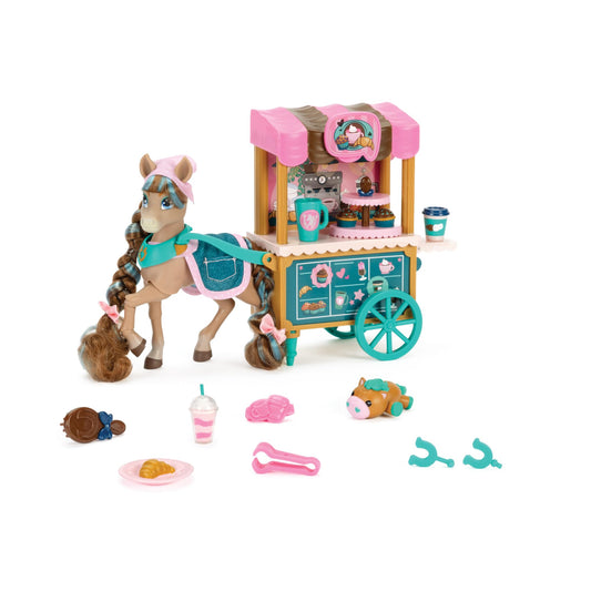 Cocoa’s Bakery Café Playset with Horse Doll Figure