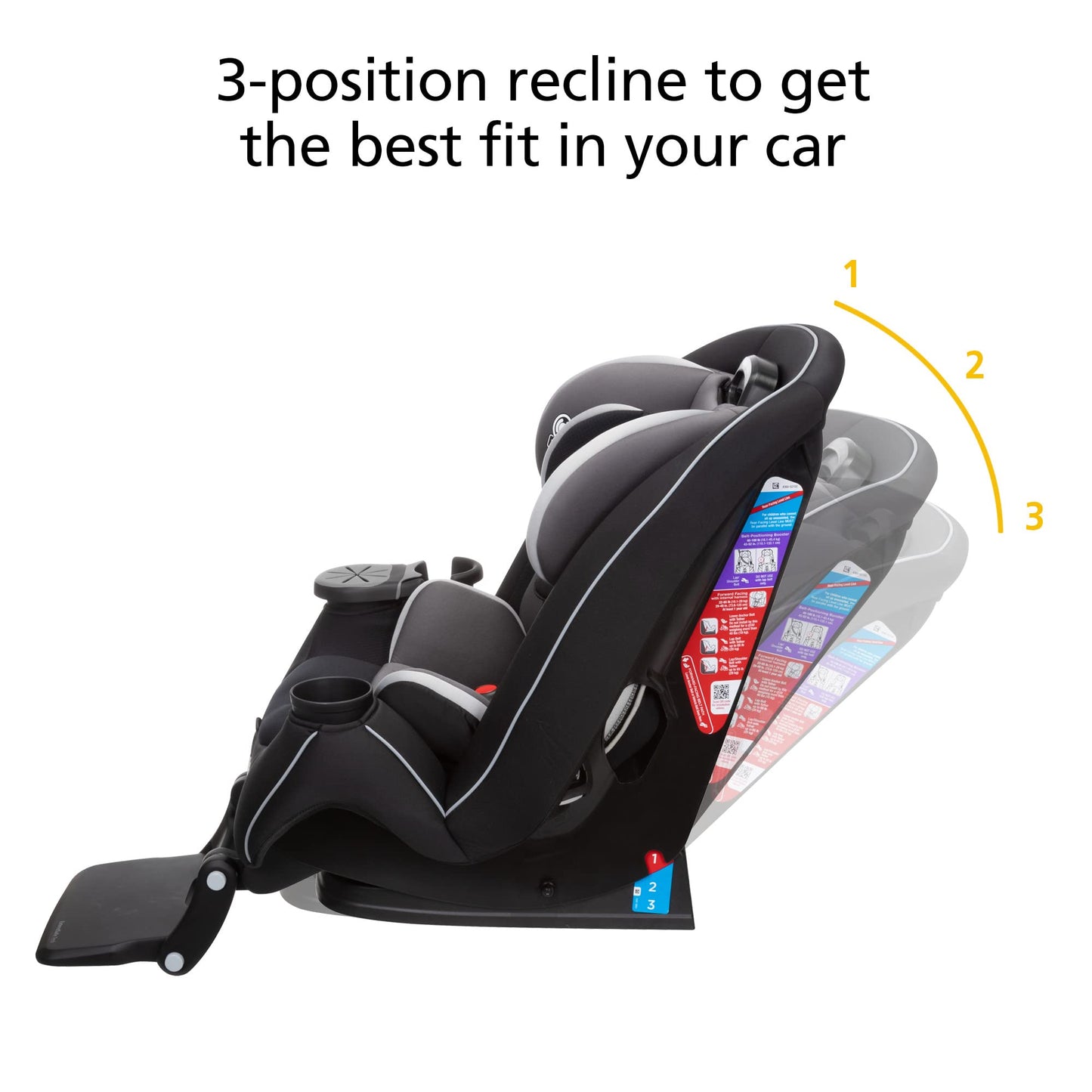 Safety 1st Grow and Go™ Extend 'n Ride LX All-in-One Convertible Car Seat, Mineshaft