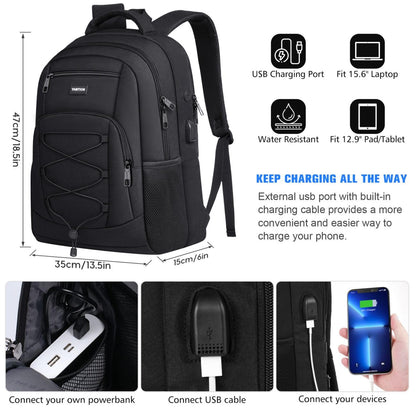 YAMTION USB Laptop Backpack for Students & Work