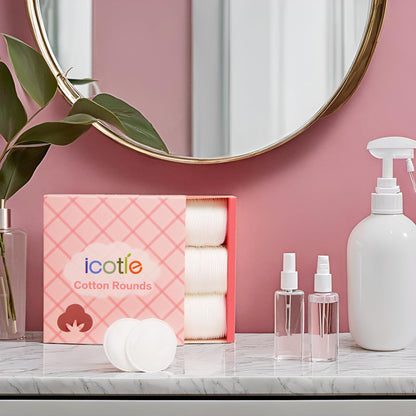 210 Pack ICOTLE Lint-Free Makeup Remover Pads