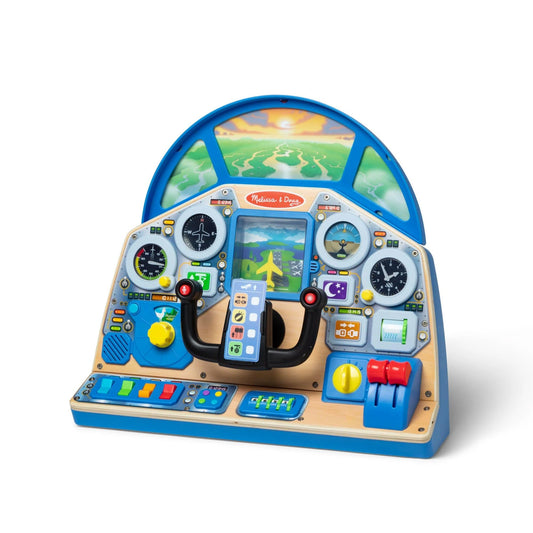 Melissa & Doug Interactive Jet Pilot Dashboard Toy