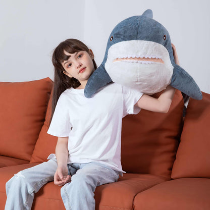 Giant Shark Plush Toy Pillow for Kids 40"