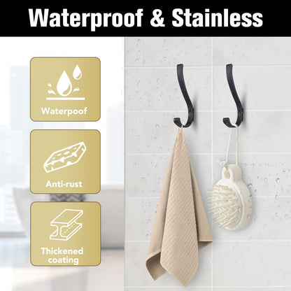 4 Pack Heavy Duty Wall Hooks for Hanging