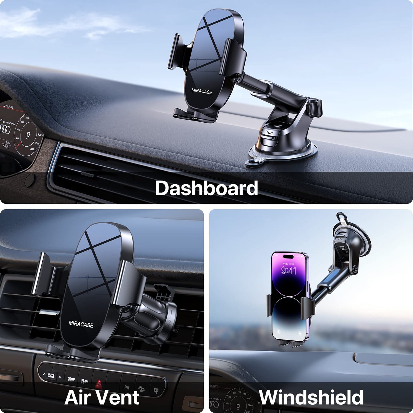 3-in-1 Car Phone Holder by Miracase