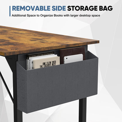 DUMOS 32 Inch Modern Computer Desk for Home