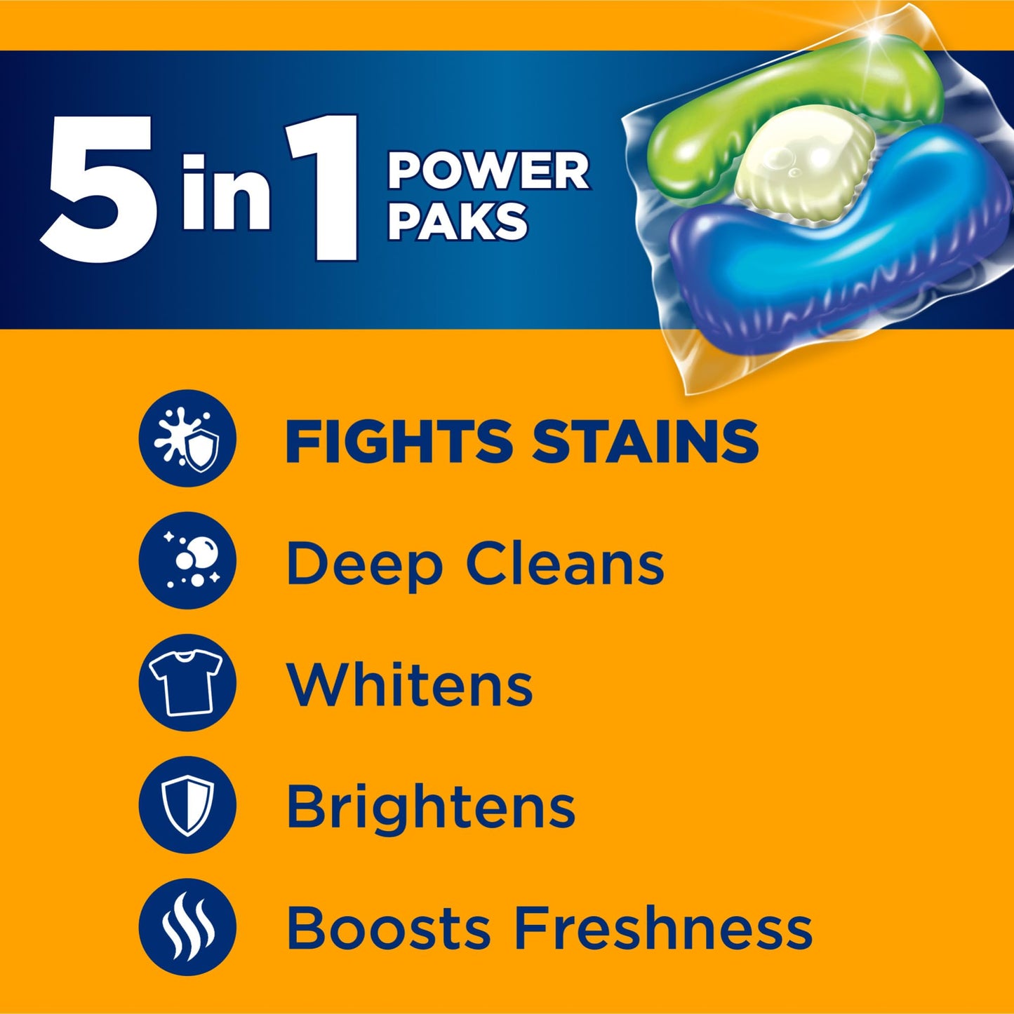 Arm & Hammer 5-in-1 Laundry Detergent Power Paks
