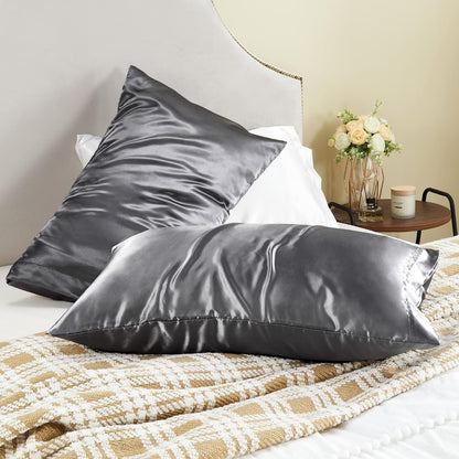 Satin Pillowcase Set for Hair and Skin