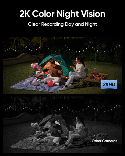 eufy Security Solar Wall Light Camera 2K