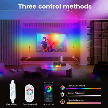 Smart LED Light Bars with App Control and Music Sync