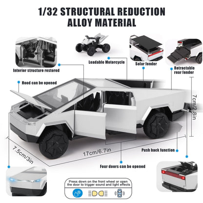 Diecast Pickup Trailer Toy Car for Kids