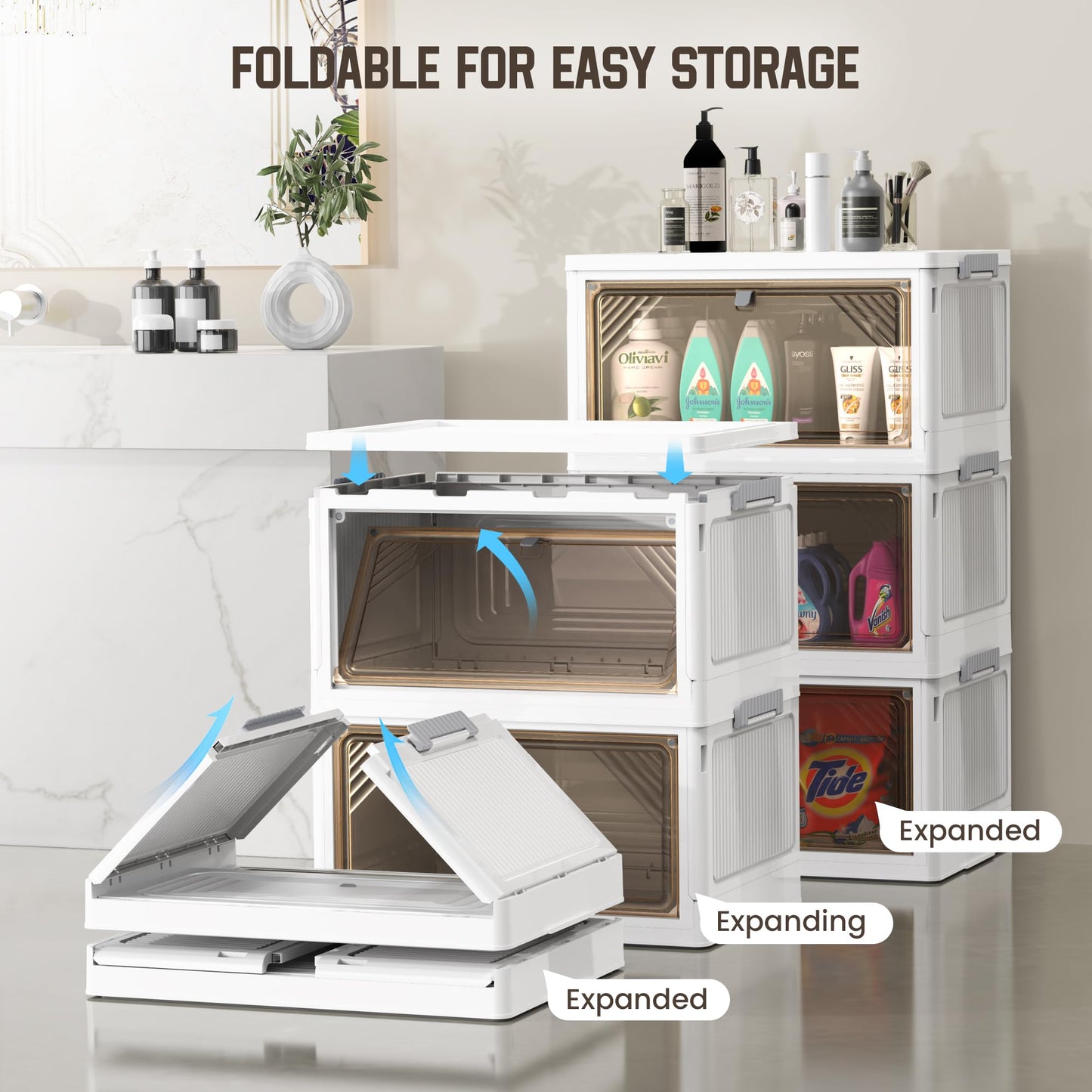 144 Quart AHEONLAR Storage Bins with Lids