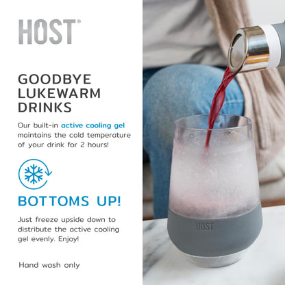 2 Pack HOST Wine Glass Cooling Tumblers