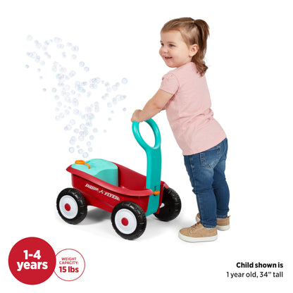 Radio Flyer Bubble Buddy Walker Wagon for Kids