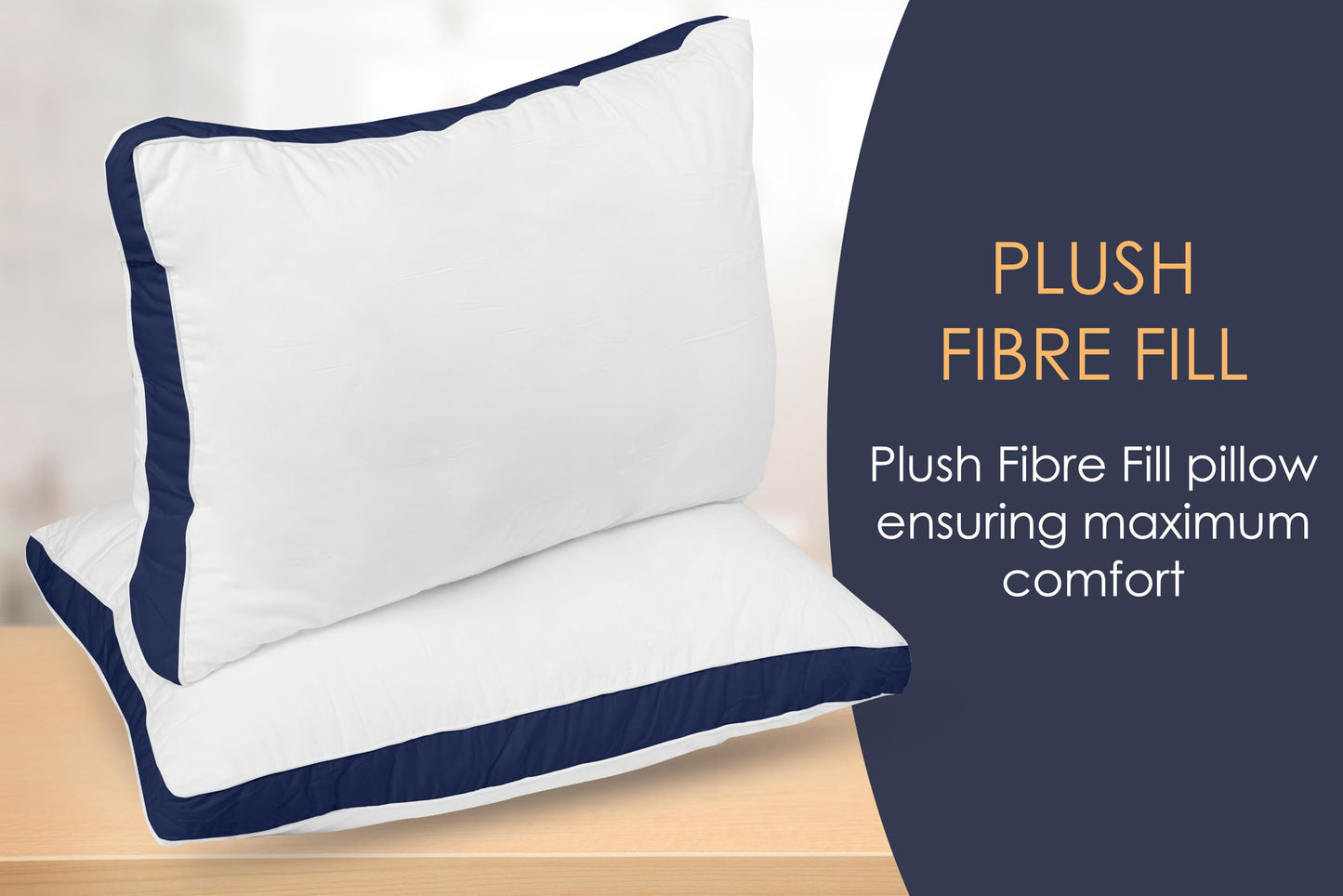 ZUPERIA Queen Size Down Alternative Bed Pillows
