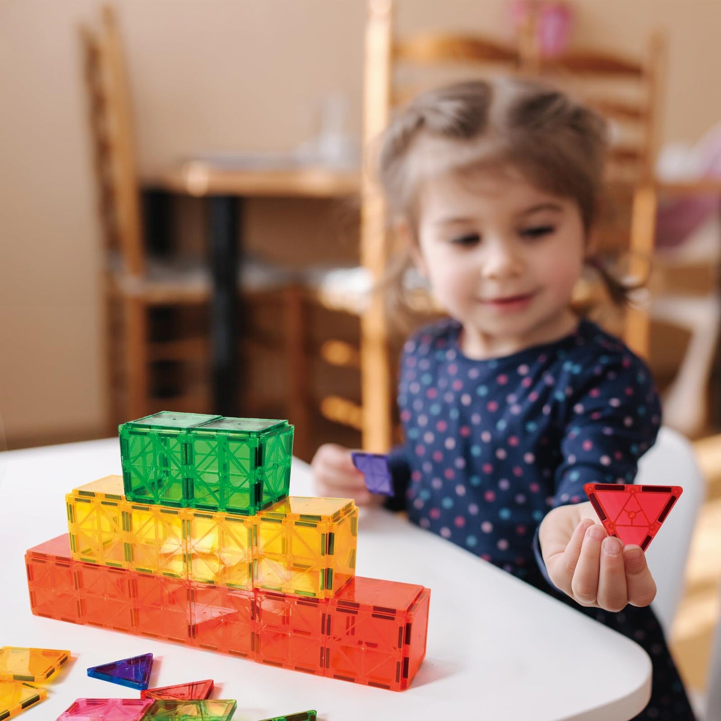 FNJO Magnetic Building Blocks Set for Kids