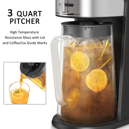 wirsh Iced Tea and Coffee Maker with Pitcher