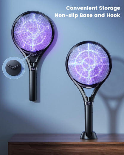 Minimoon Rechargeable Electric Fly Swatter Racket