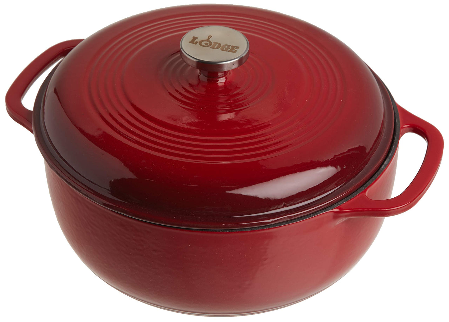 Lodge 6 Quart Enameled Cast Iron Dutch Oven