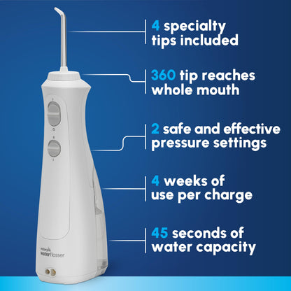 Waterpik Cordless Portable Water Flosser for Travel