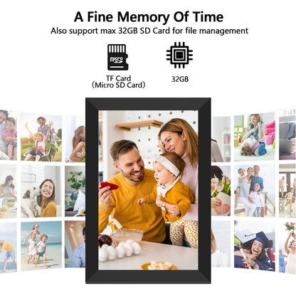FRAMEO WiFi Digital Photo Frame 10.1 Inch