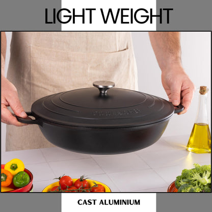 Nuovva 5.5-Quart Non-Stick Dutch Oven Pot for Baking Sourdough