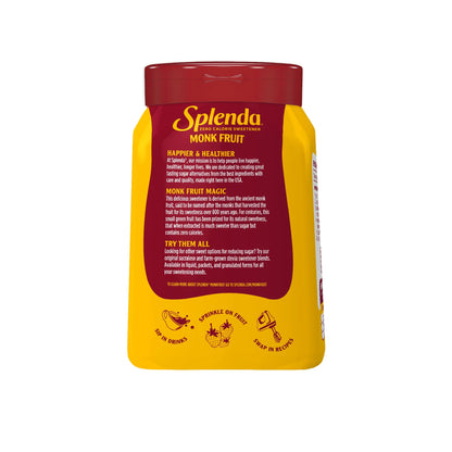 SPLENDA Monk Fruit Zero Calorie Sweetener 19 oz
