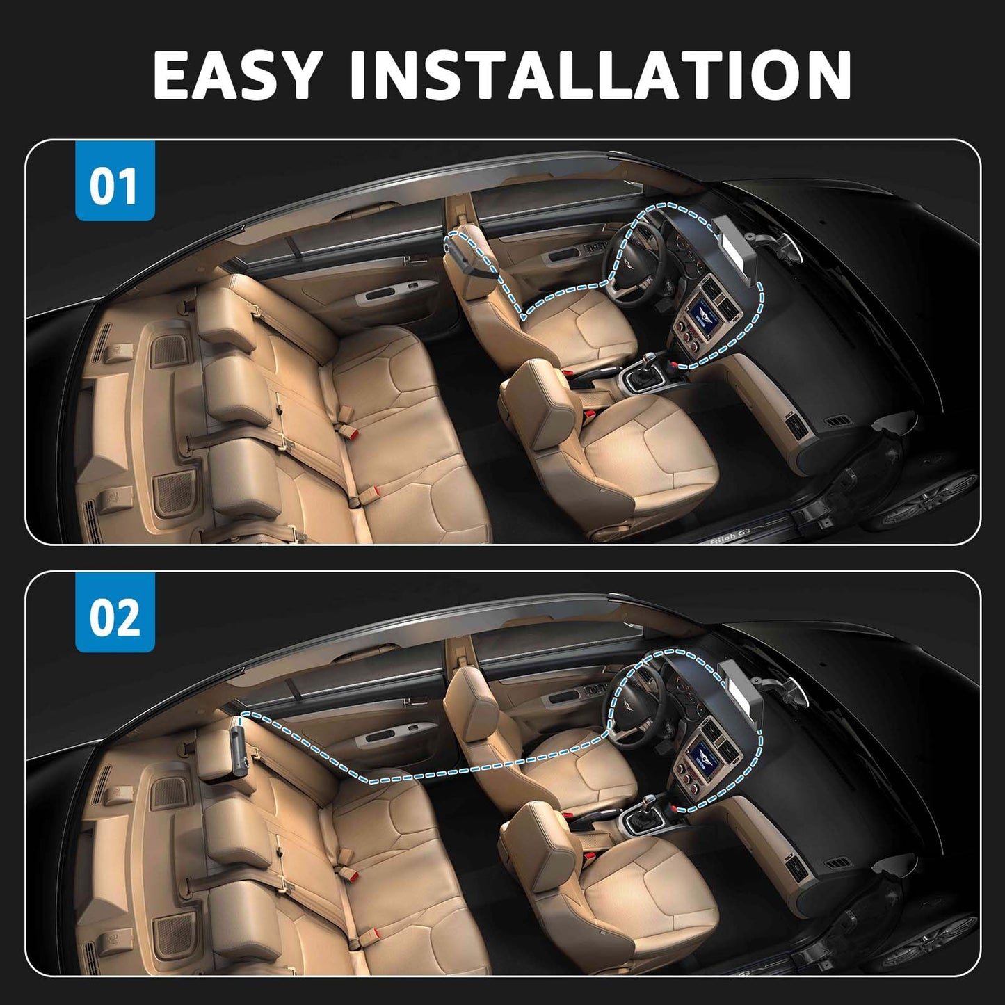 Baby Car Camera with HD Night Vision Monitor