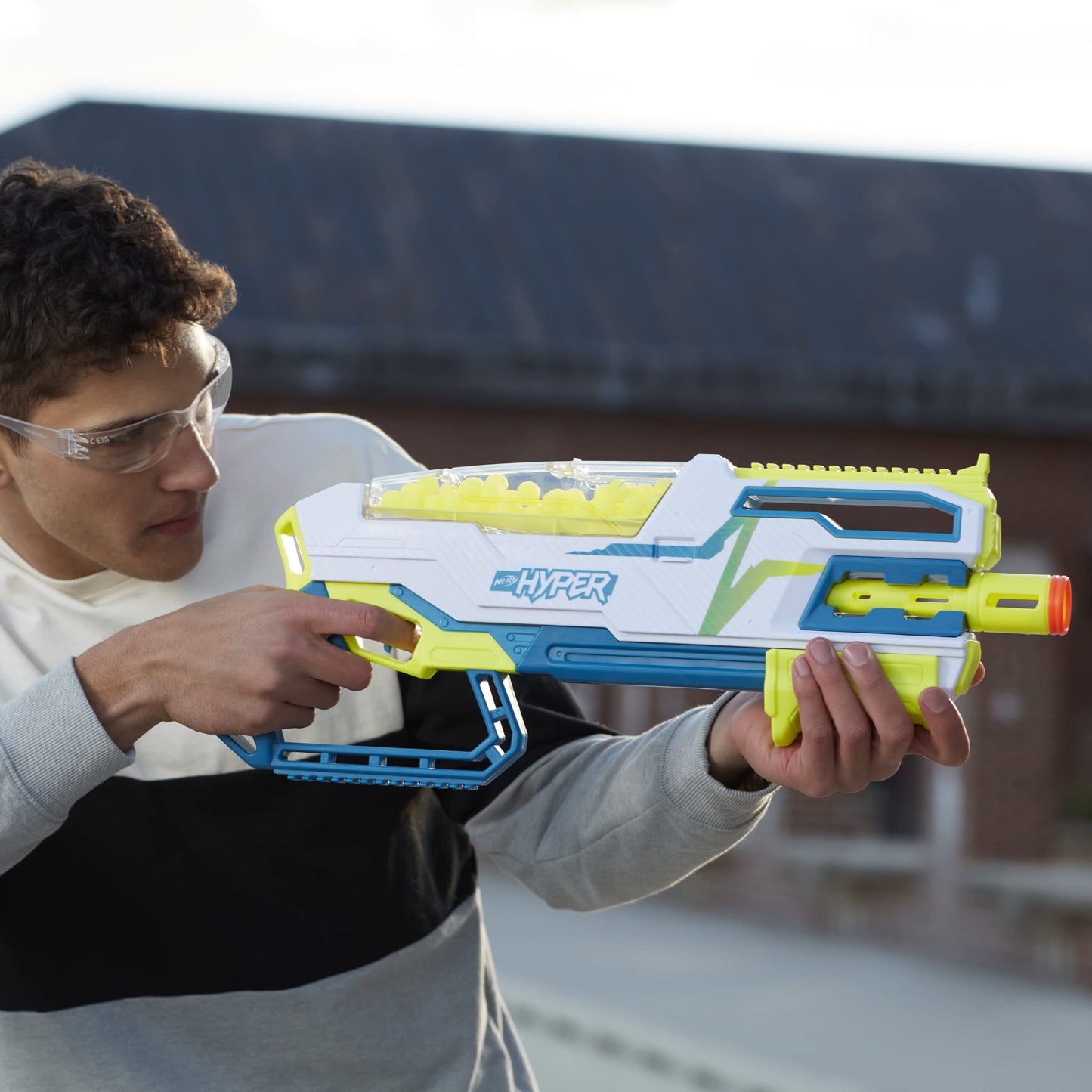 NERF Hyper Siege-50 Blaster, 110 FPS Velocity