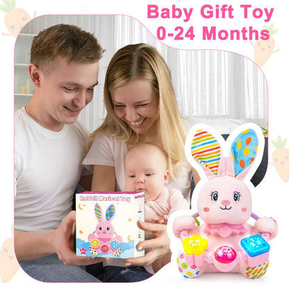 Baby Bunny Musical Stuffed Toy for Infants