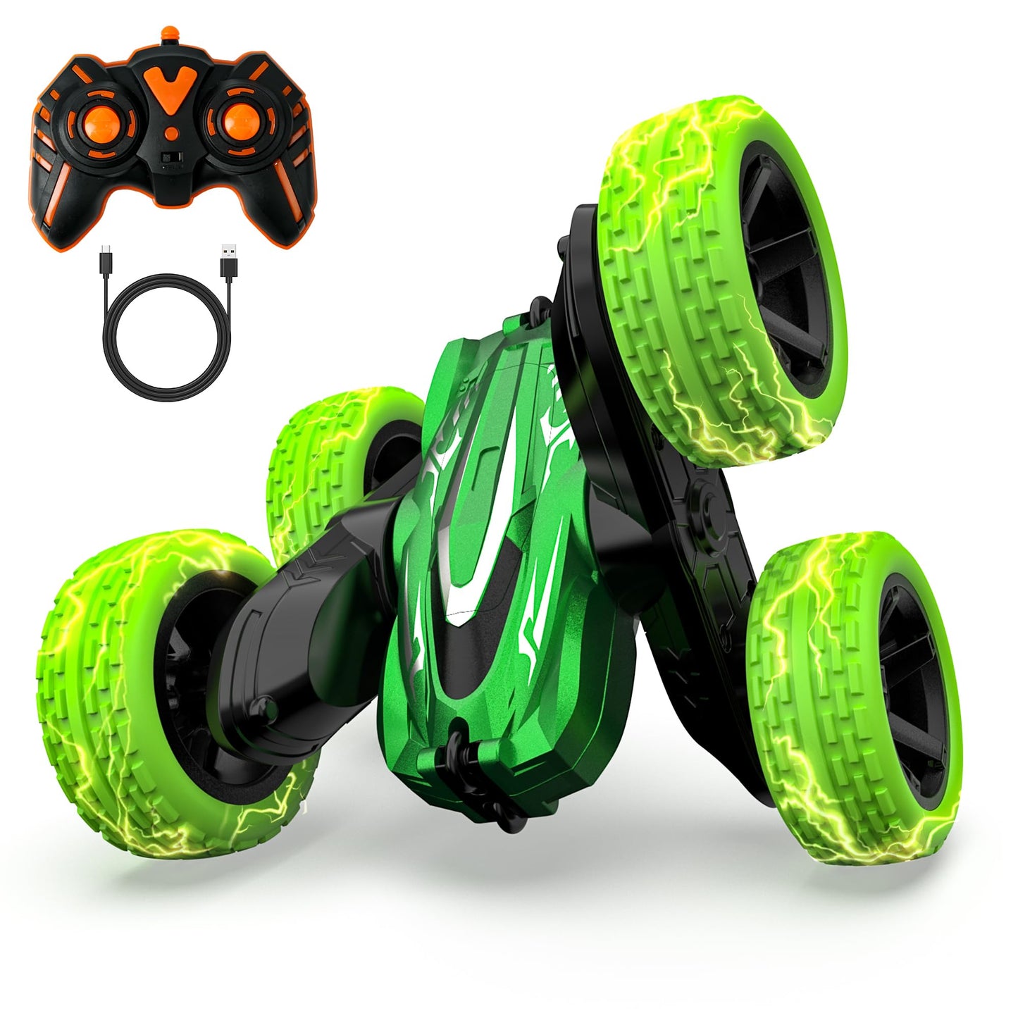 SHARKOOL Remote Control Stunt Car for Kids