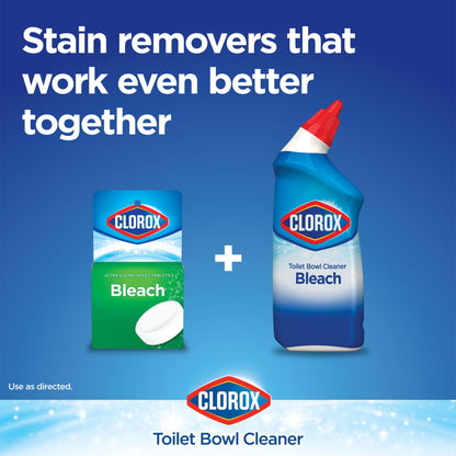 Clorox Toilet Bowl Cleaner, Rain Clean - 24 Ounces, Pack of 2 (Package May Vary)