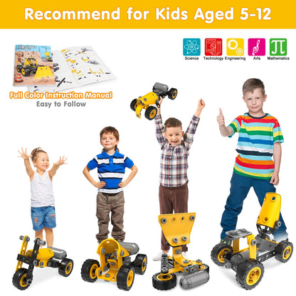 10-in-1 STEM Building Block Kit for Kids