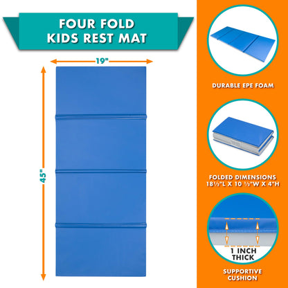 ProSource Kids Folding Rest Mat - 1-Inch Thick