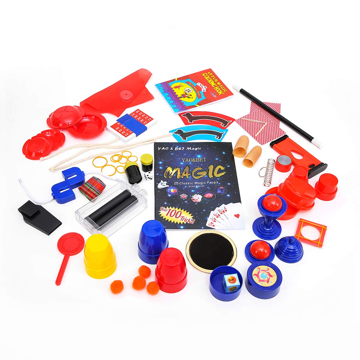 Magic Set Magic Kit For Kids Science Toys for Children Including 25 Classic Tricks Easy To Play Magic Best Gift For Boys Girls and Adult