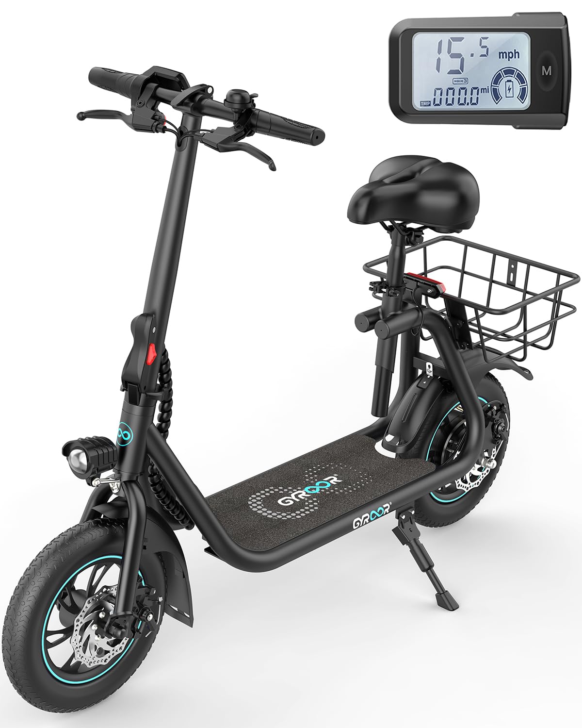 Gyroor 450W Electric Scooter 15.5MPH Commuter