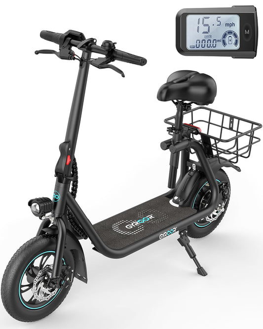 Gyroor 450W Electric Scooter 15.5MPH Commuter