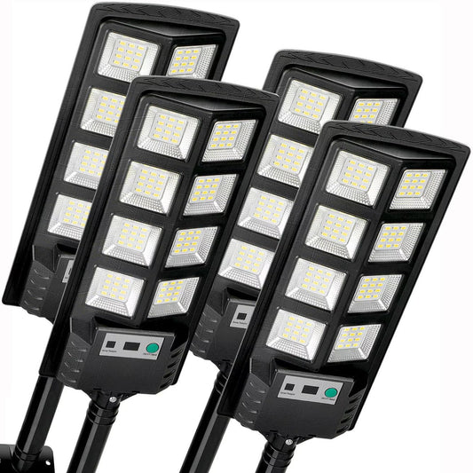 Solar Street Light 200W Motion Sensor 4-Pack