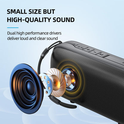 Portable Bluetooth Speaker with TWS and AUX Support