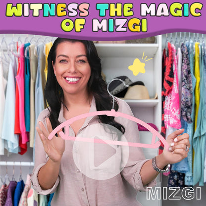 MIZGI Velvet Baby Hangers 50-Pack Non-Slip