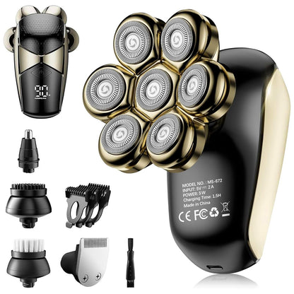 5 in 1 Waterproof Electric Razor Grooming Kit
