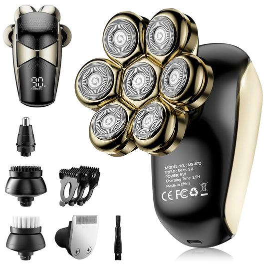 5 in 1 Waterproof Electric Razor Grooming Kit