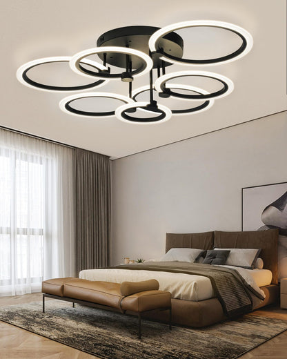 Dimmable LED Flush Mount Ceiling Light by SEABLE