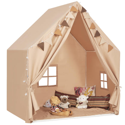 Kids Indoor Play Tent with LED Lights