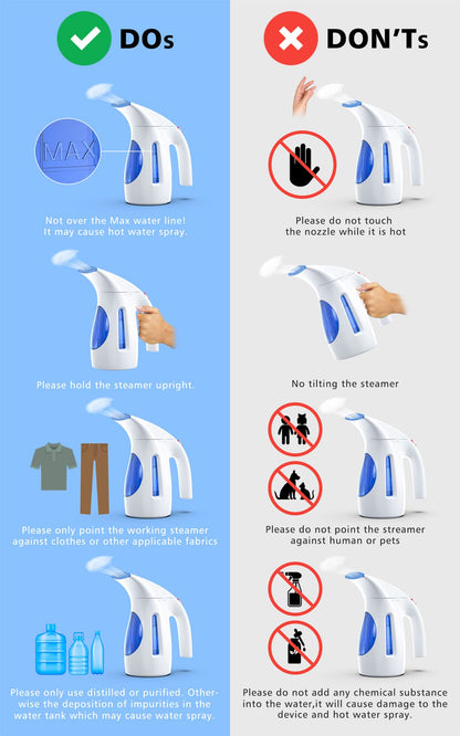 Portable Handheld Clothes Steamer 700W HiLIFE