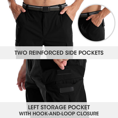 Men's Quick-Dry Cargo Hiking Pants by BondiTrekk