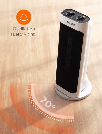 PELONIS 1500W Fast Heating Oscillating Heater