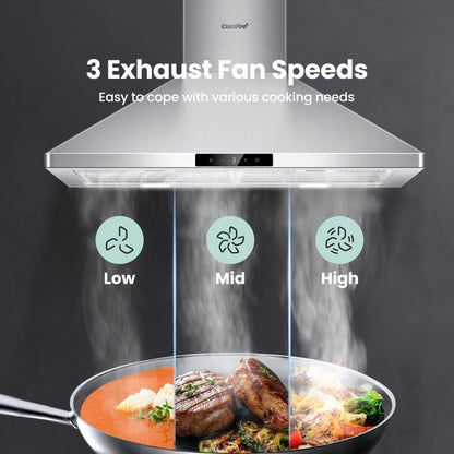 30 Inch COMFEE' Range Hood with Gesture Control